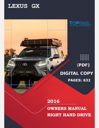 2016 lexus gx 460 owners manual